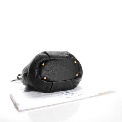 Prada Vitello Daino Tote Nero Black 4 of 9