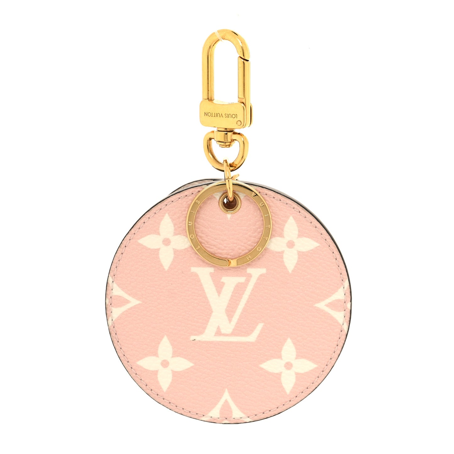 Monogram Giant Bag Charm Key Holder Rouge