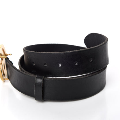 Gucci Faded Calfskin Double G 40mm Belt 110 44 Black 6 of 6