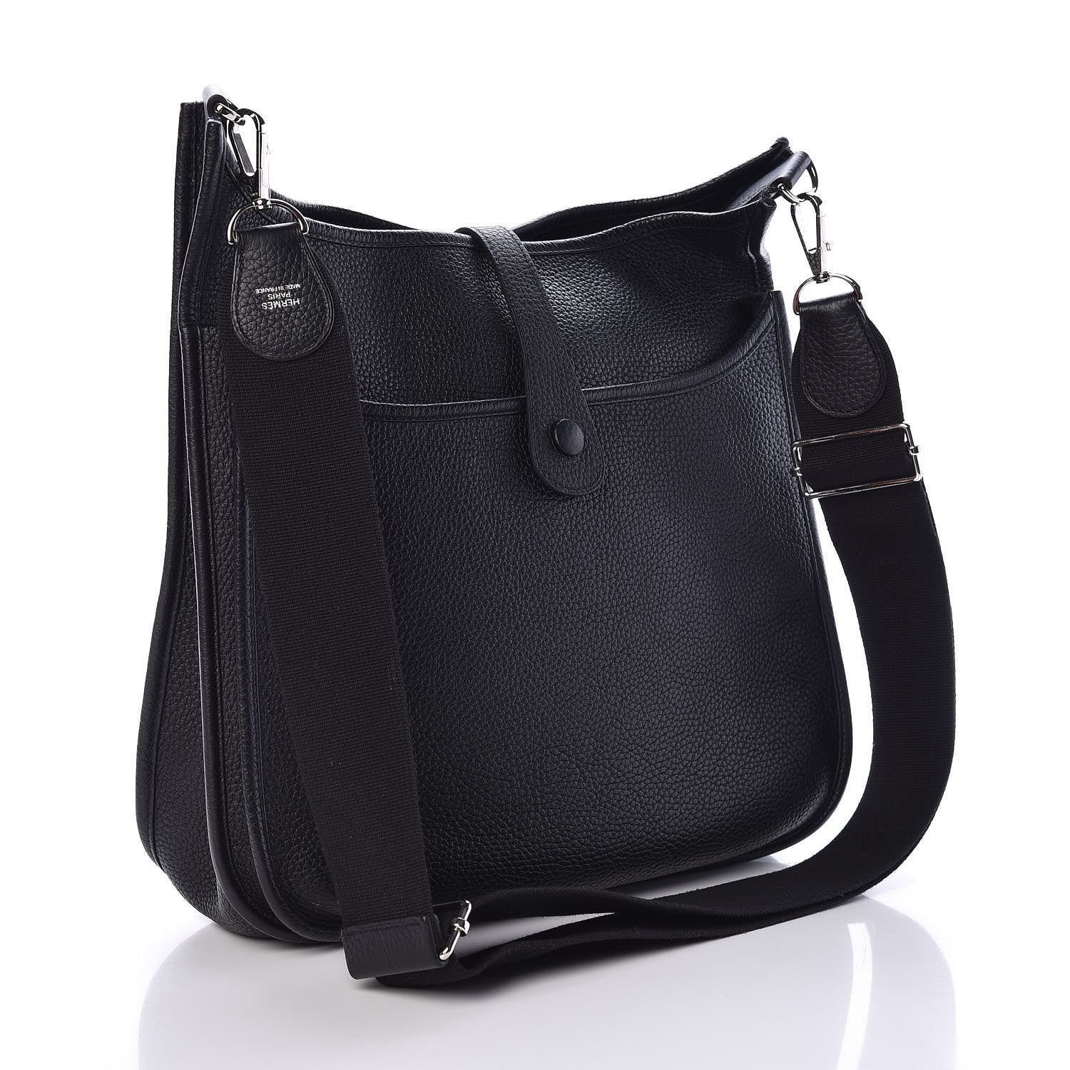 Hermes Taurillon Clemence Evelyne III GM Black 3 of 10