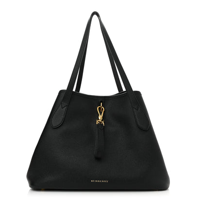 Burberry Grainy Calfskin Medium Honeybrook Tote Black 1 of 12