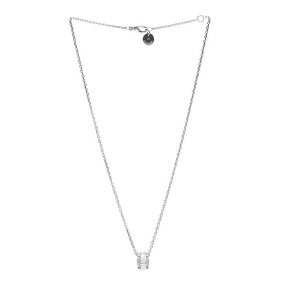 Chanel 18K White Gold Diamond Ceramic Ultra Pendant Necklace White 3 of 5