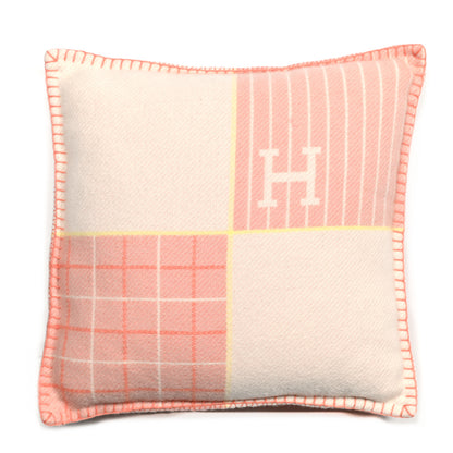 Hermes Wool Cashmere Avalon Cabriole Pillow Melon 2 of 8