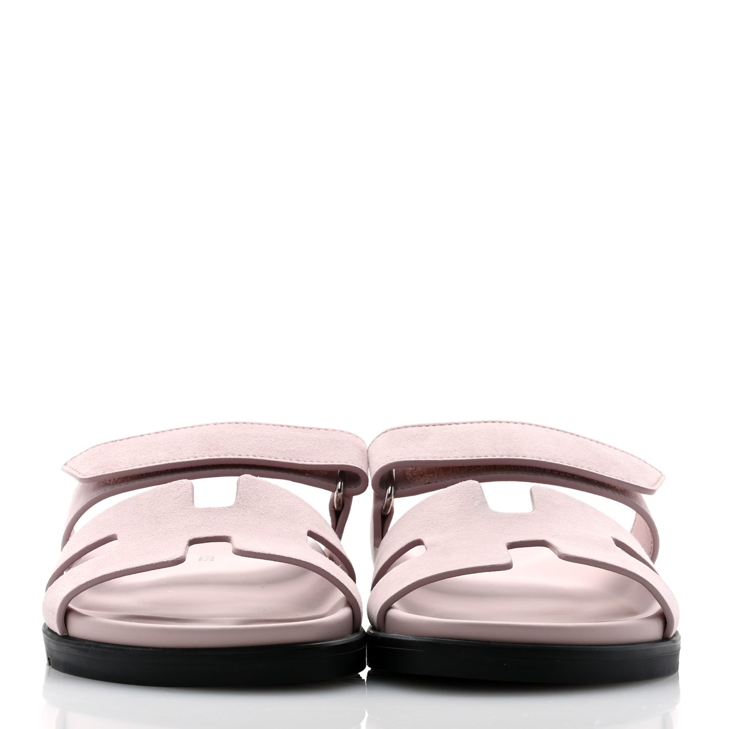 Suede Goatskin Womens Chypre Sandals 36 Rose Porcelaine