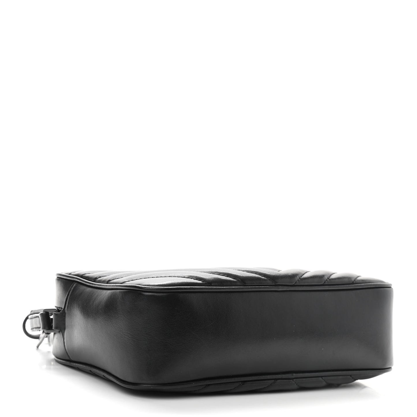 Calfskin Matelasse Monogram Lou Camera Bag Black