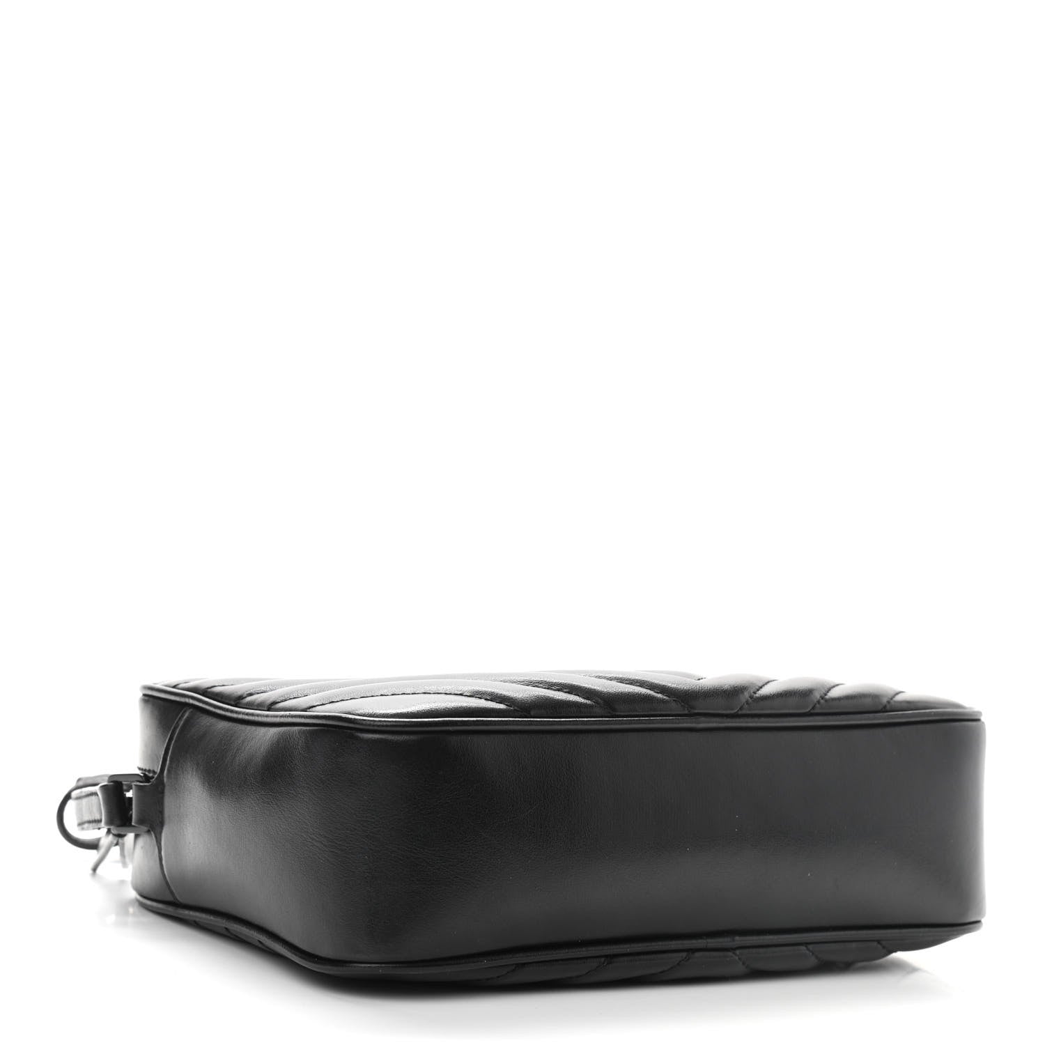 Saint Laurent Calfskin Matelasse Monogram Lou Camera Bag Black 4 of 10
