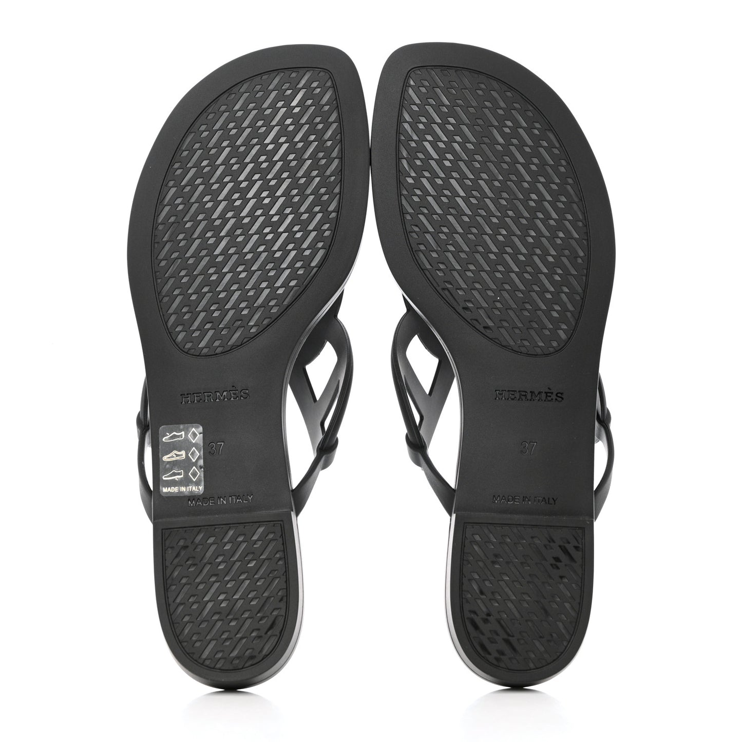 Rubber Womens Egerie Sandals 37 Black