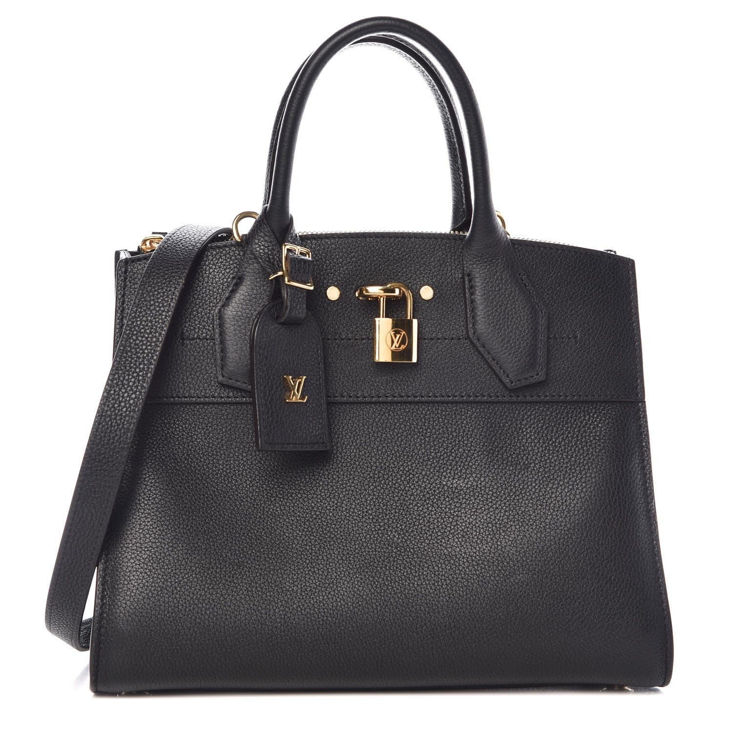 Louis Vuitton Taurillon City Steamer PM Black 1 of 9