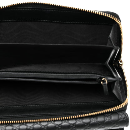 Gucci Soft Microguccissima Continental Zip Wallet Black 6 of 9