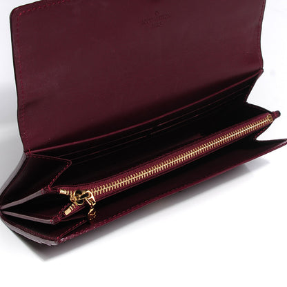 Louis Vuitton Vernis Sarah Wallet Rouge Fauviste 6 of 8