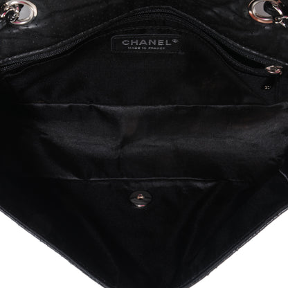 Chanel Aged Calfskin Perforated Flap Black 5 of 8