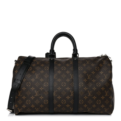 Louis Vuitton Monogram Macassar Keepall Bandouliere 45 1 of 9
