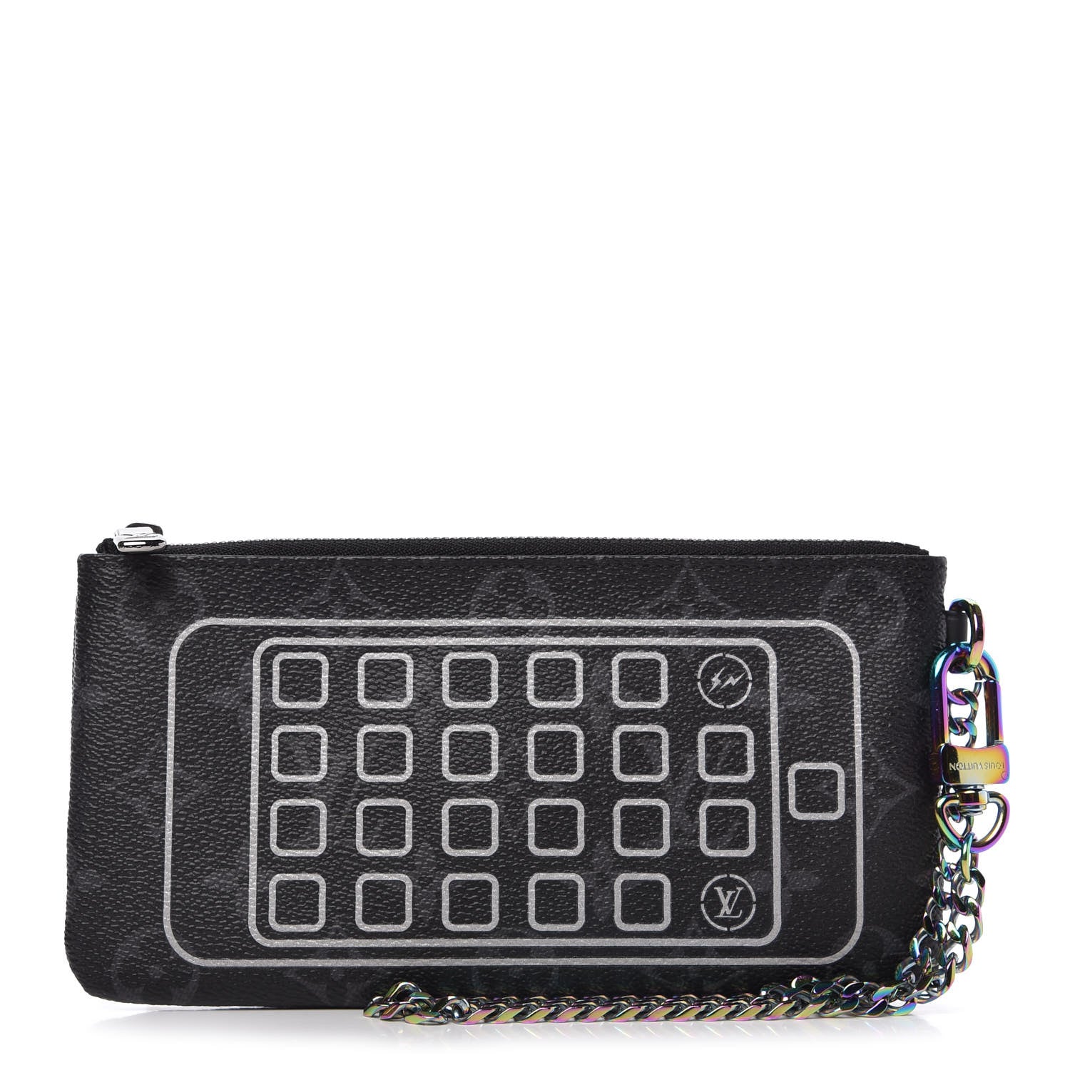 Louis Vuitton Monogram Eclipse Flash Fragment IPhone Pouch 1 of 10
