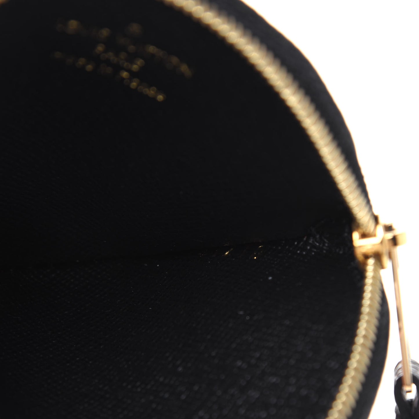 Monogram Giant Crafty Round Coin Purse Creme Rouge