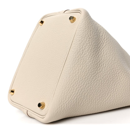 Hermes Taurillon Clemence Picotin Lock 18 PM Beton 10 of 10