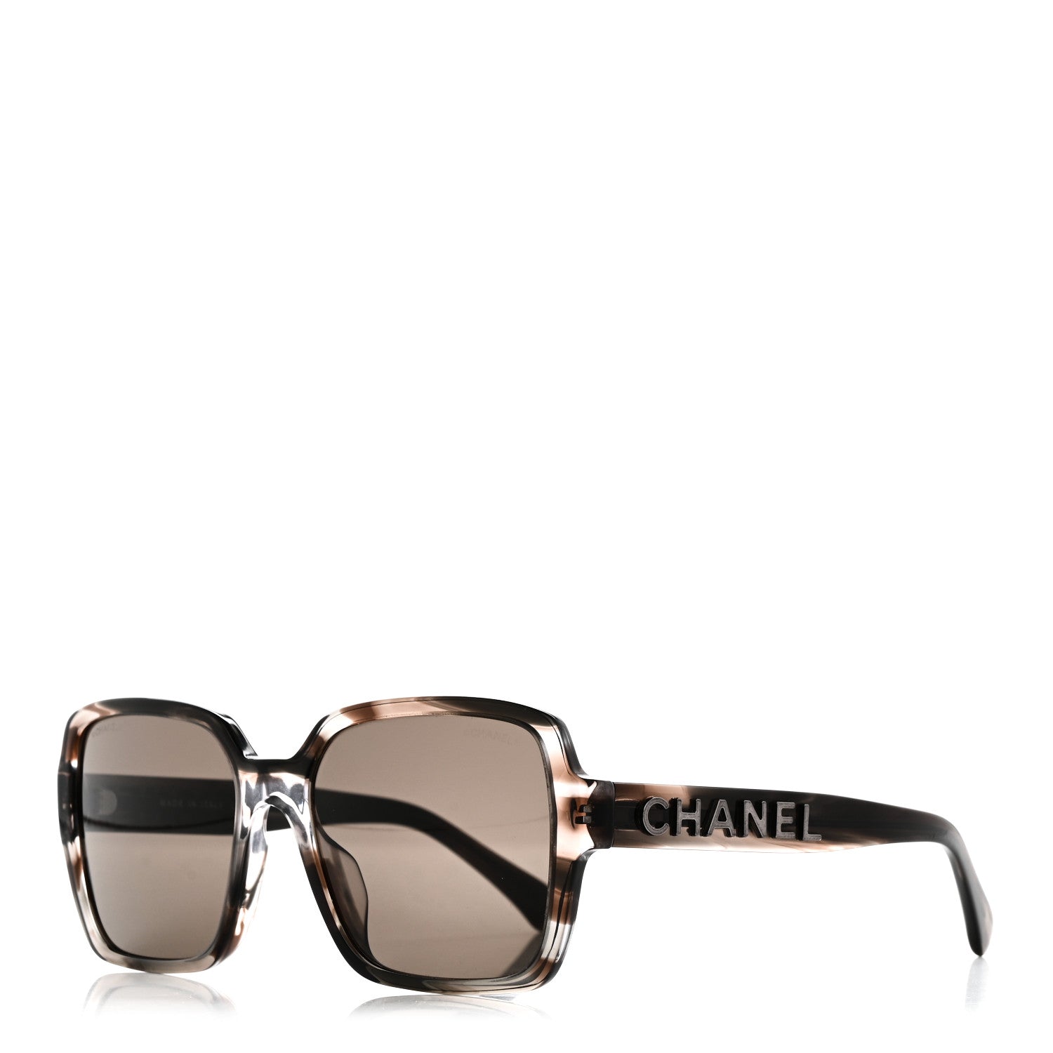 Chanel Acetate Square Sunglasses 5408-A Brown 1 of 8