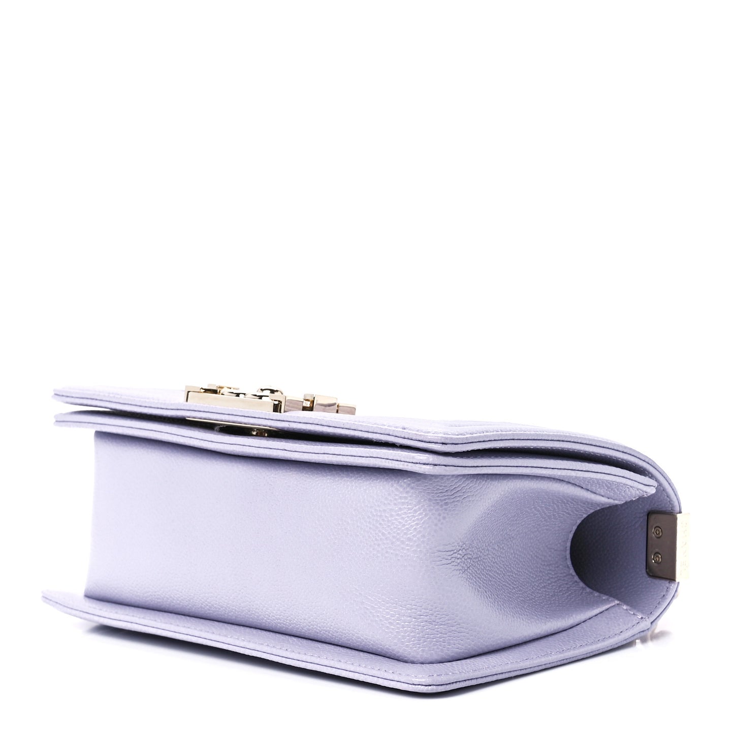 Caviar Quilted Small Boy Flap Light Purple