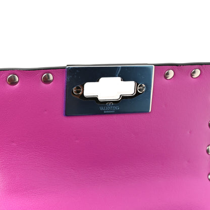 Valentino Garavani Patent Micro Rockstud Spike Shoulder Bag Radiant Orchid 12 of 12