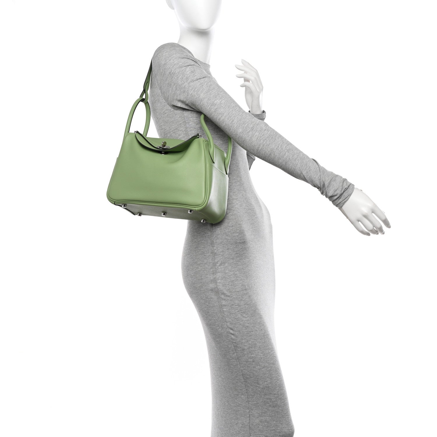 Hermes Evercolor Lindy 26 Vert Criquet 2 of 12