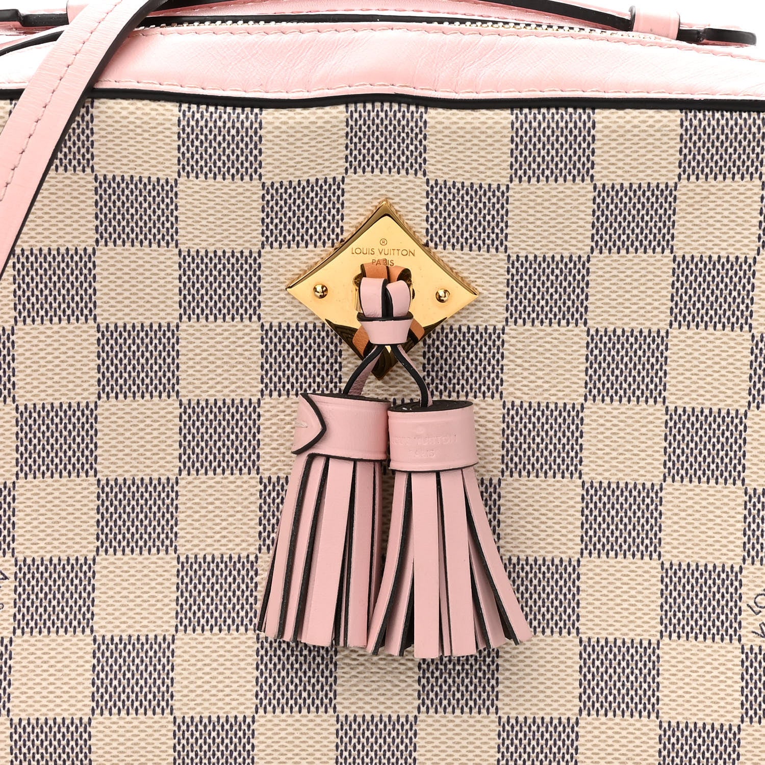 Louis Vuitton Damier Azur Saintonge Eau de Rose 7 of 9