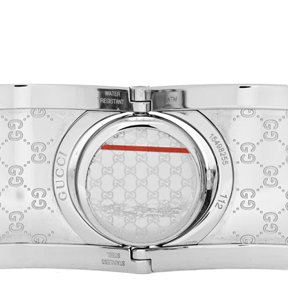 Gucci Stainless Steel Canvas Mother of Pearl 33mm Twirl Quartz Watch 4 of 4