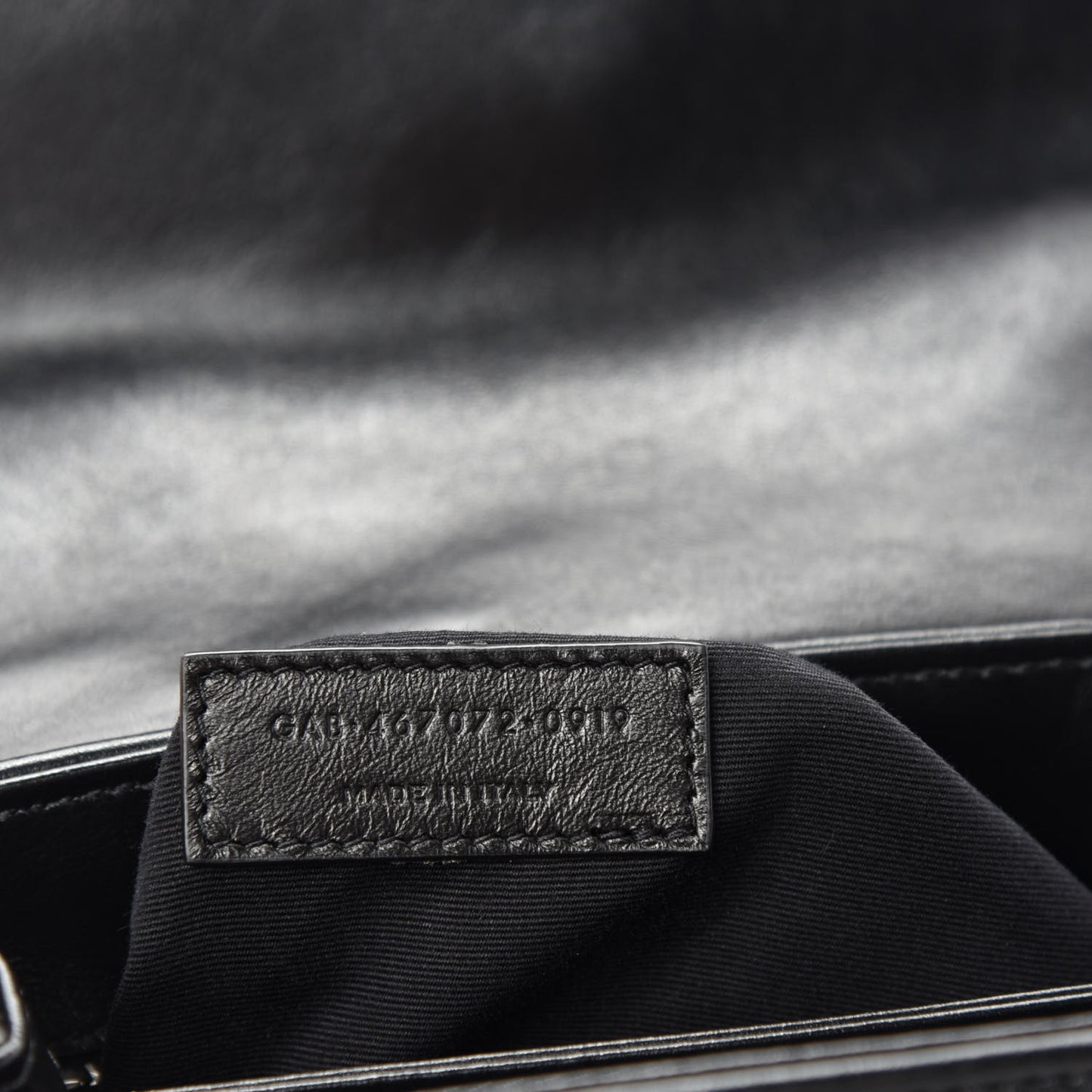 Calfskin Y Quilted Monogram Toy Loulou Crossbody Bag Black
