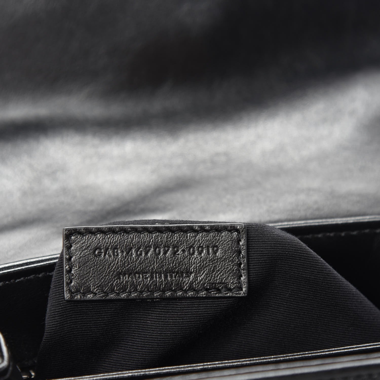Saint Laurent Calfskin Y Quilted Monogram Toy Loulou Crossbody Bag Black 11 of 13