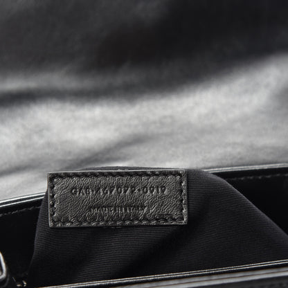 Saint Laurent Calfskin Y Quilted Monogram Toy Loulou Crossbody Bag Black 11 of 13