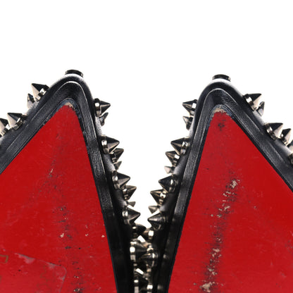 Christian Louboutin Nappa Pigalle Plato Spikes 120 Pumps 37.5 Black 9 of 10