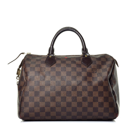 Louis Vuitton Damier Ebene Speedy 30 1 of 12