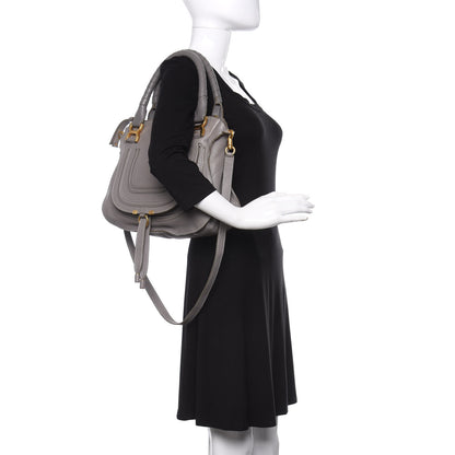 Chloe Calfskin Medium Marcie Satchel Cashmere Grey 2 of 12