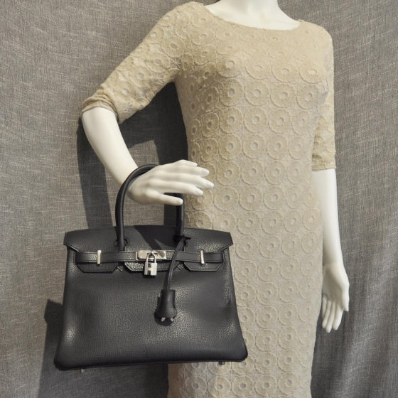 Togo Birkin 30 Black