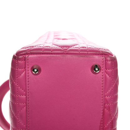 Christian Dior Lambskin Cannage Large Lady Dior Pink 13 of 22