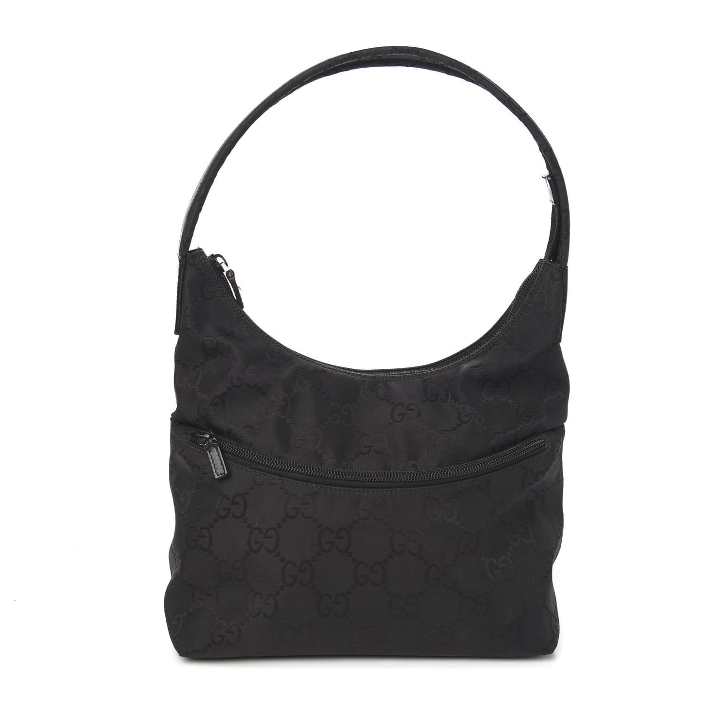 Nylon Monogram Small Hobo Black
