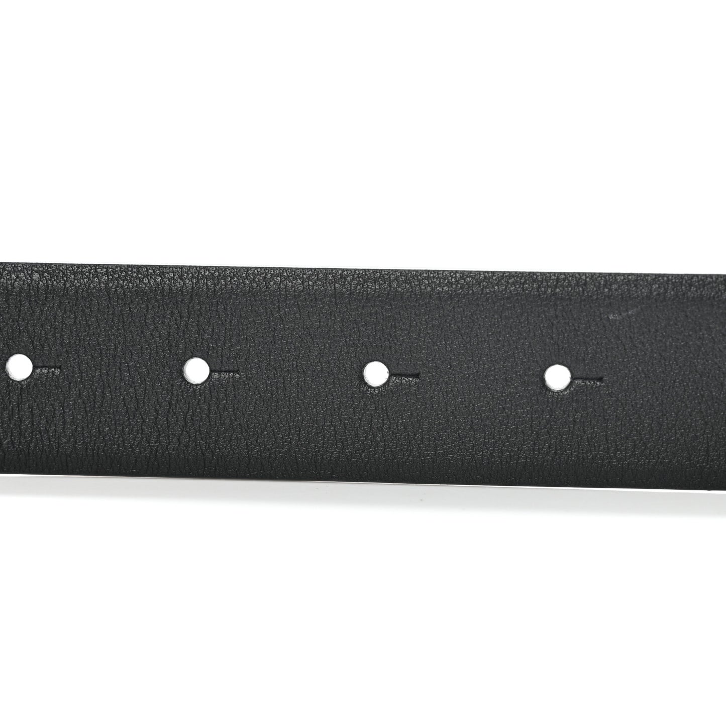 Calfskin Crystal Metal CC Belt 85 34 Black