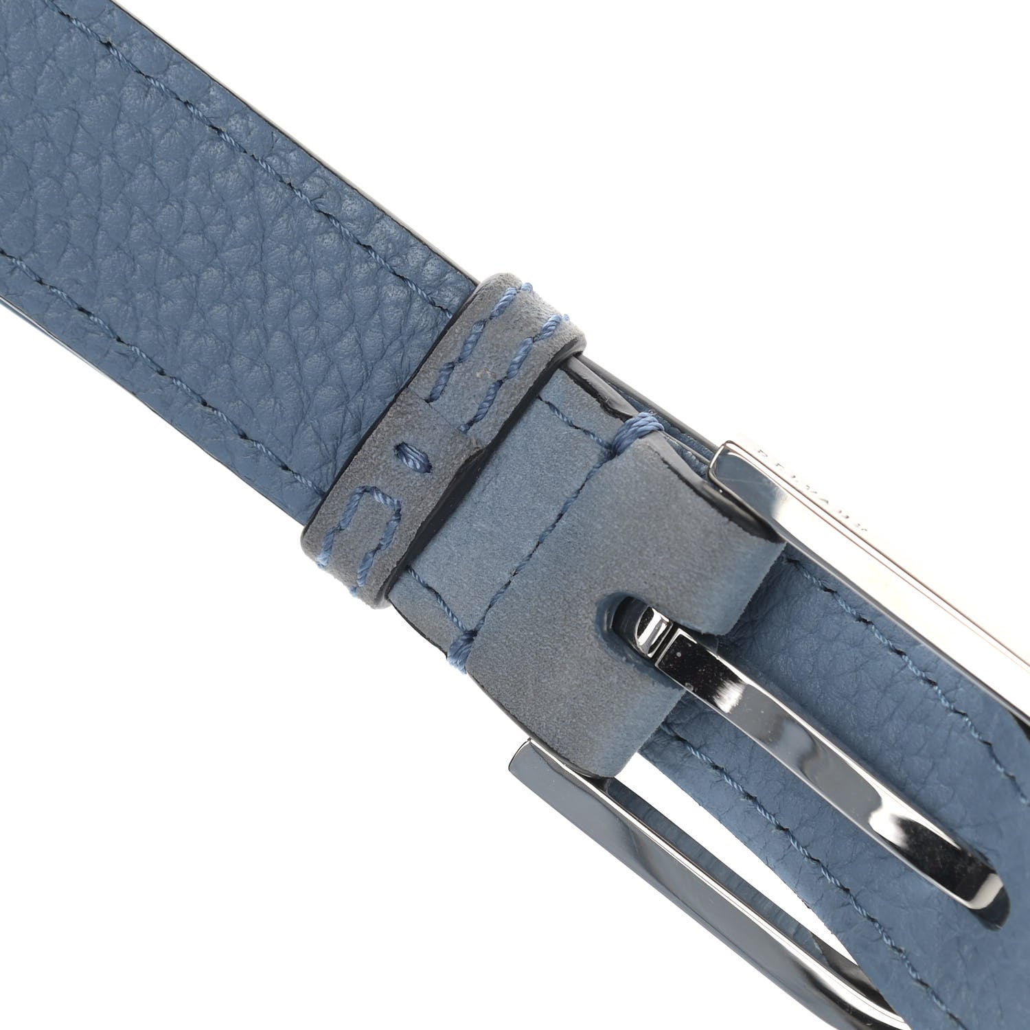 Delvaux Nubuck Santiag Pin Daily Shoulder Bag Denim II 17 of 17