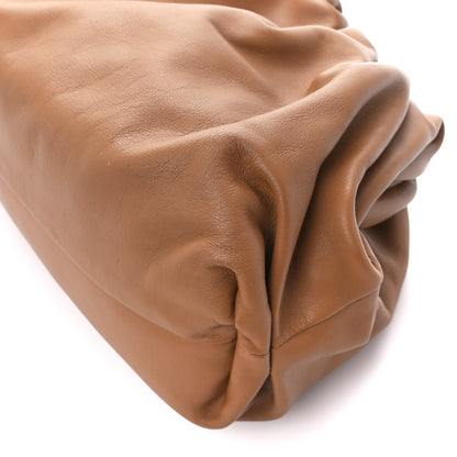 Bottega Veneta Smooth Butter Calf The Pouch Oversized Clutch Teak 11 of 11