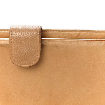 Chanel Caviar Timeless CC French Wallet Beige 13 of 15
