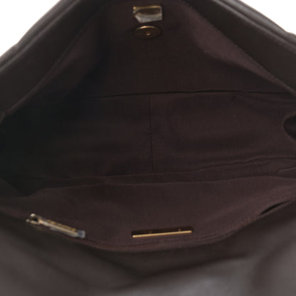 Chanel Lambskin Quilted Large Chanel 19 Flap Dark Brown 5 of 13