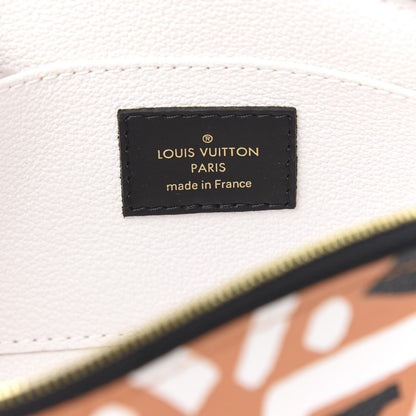 Louis Vuitton Monogram Giant Crafty Cosmetic Pouch Crème Caramel 5 of 6