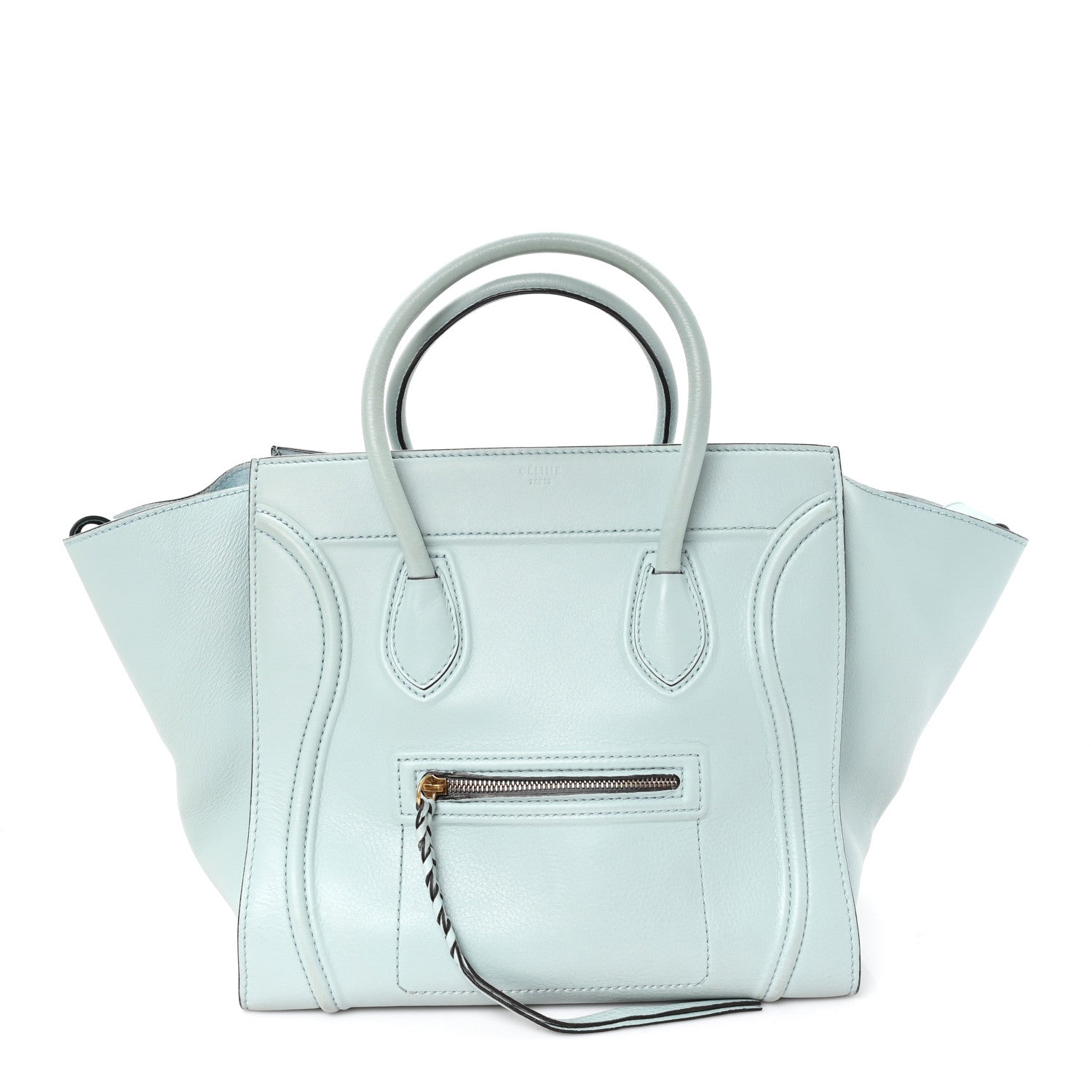 Celine Supple Calfskin Medium Phantom Luggage Glacier 1 of 9