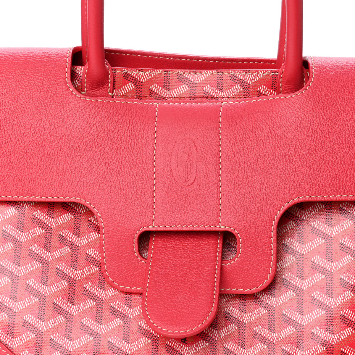 Goyardine Le Jardin Saigon Tote Fuchsia