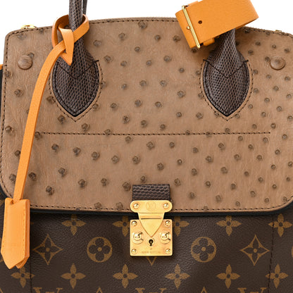 Louis Vuitton Monogram Ostrich Lizard Majestueux PM Yellow 8 of 13