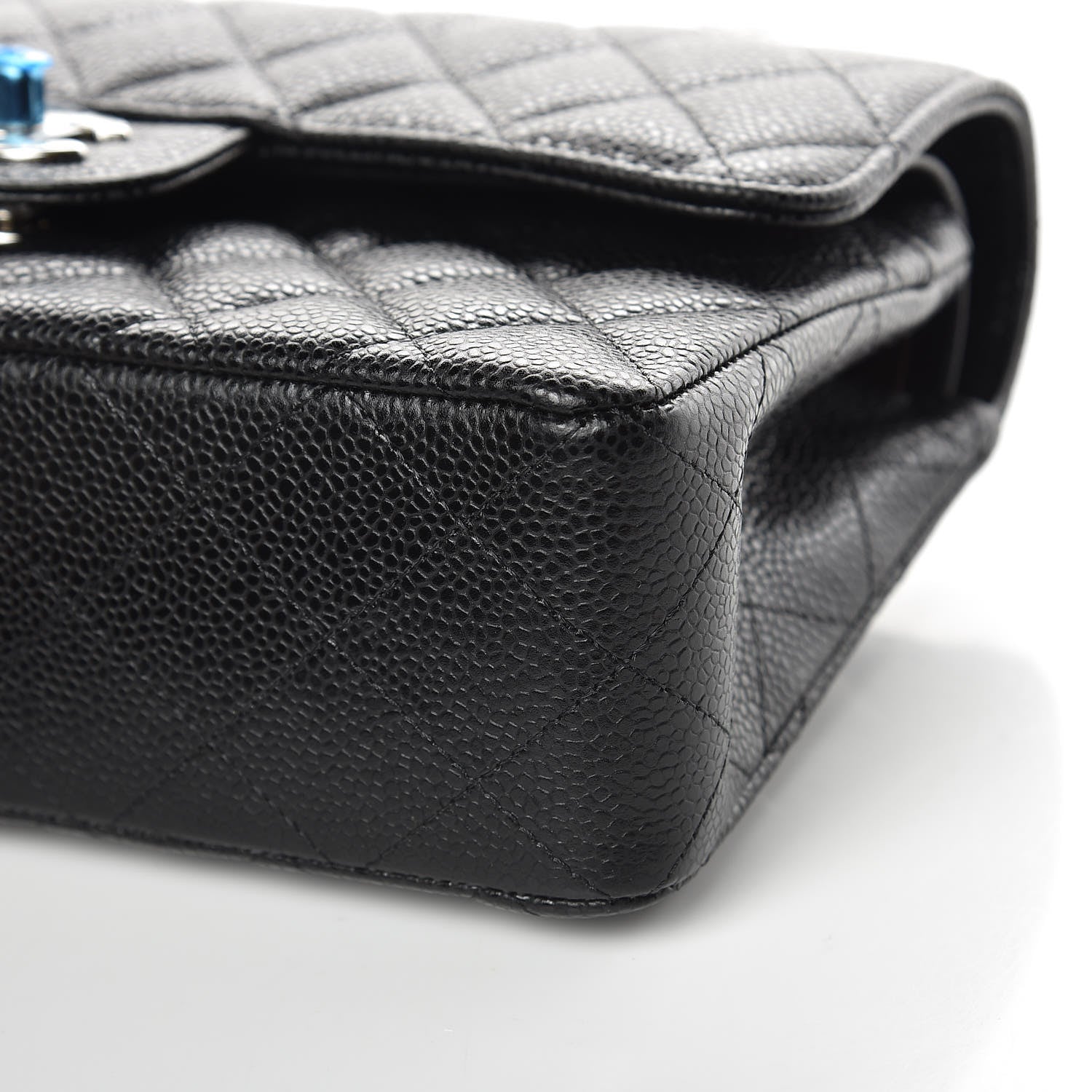 Chanel Caviar Quilted Small Double Flap Black 9 of 10