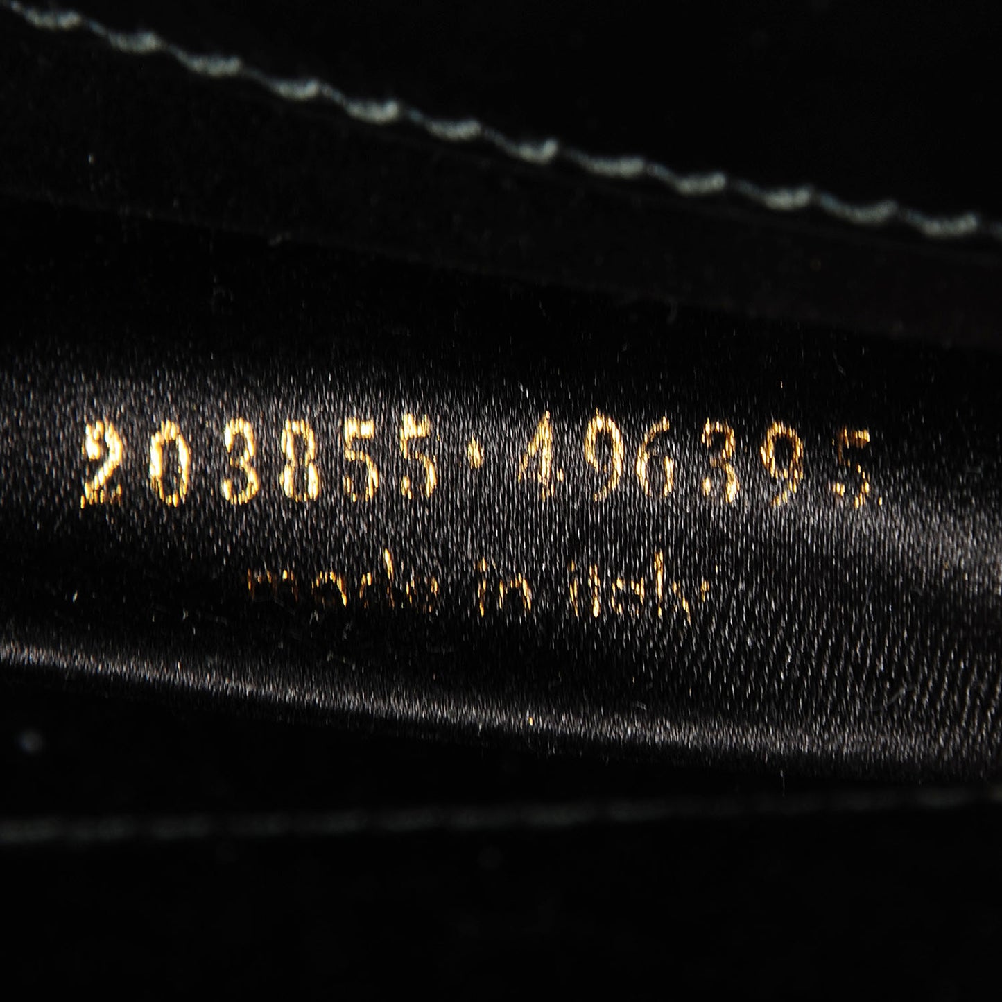 Textured Patent Monogram Large Belle De Jour Clutch Black