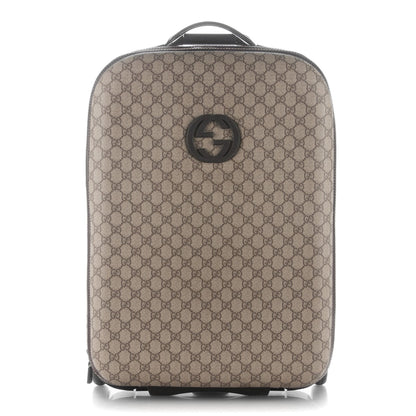 Gucci GG Plus Monogram Small Interlocking G Trolley Brown 1 of 13