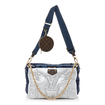 Louis Vuitton Econyl Monogram Pillow Maxi Multi Pochette Accessories Navy Silver 1 of 11