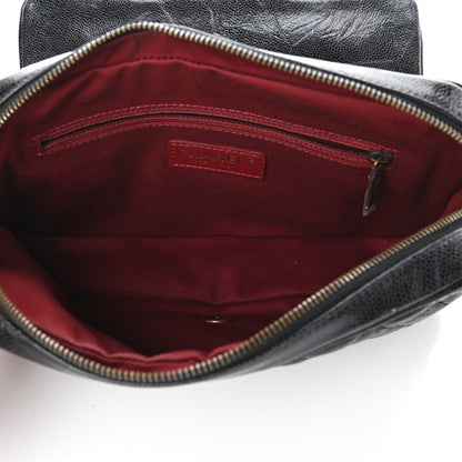 Chanel Crumpled Grained Calfskin Quilted Small Shiva Flap Black 5 of 10