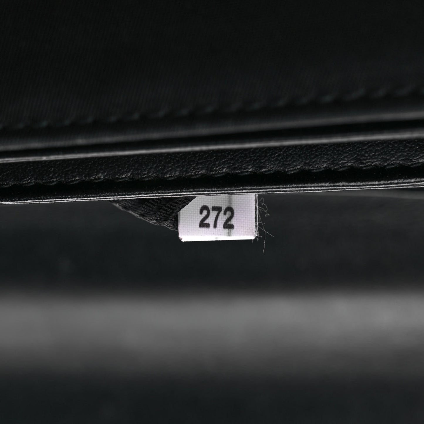 Saffiano Tessuto Nylon Chain Shoulder Bag Black