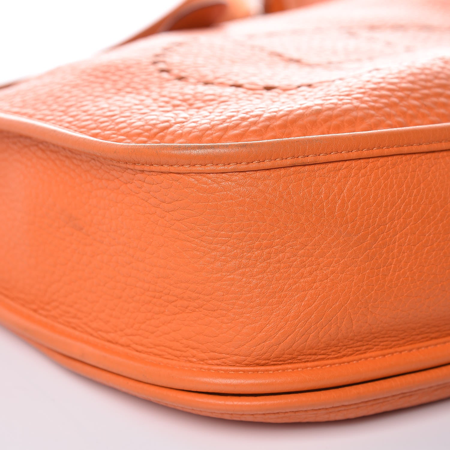 Hermes Taurillon Clemence Evelyne II PM Orange 11 of 14